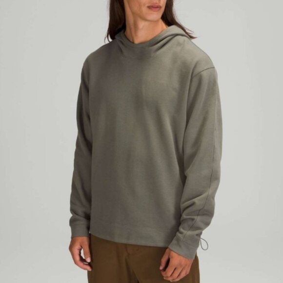 Lululemon French Terry Oversized Hoodie Grey Sage Size Large - Picture 1 of 10